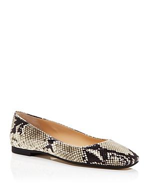 Jimmy Choo Women's Modell Square Toe Ballet Flats