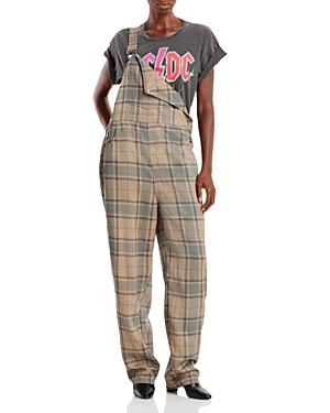 Weworewhat Plaid Overalls