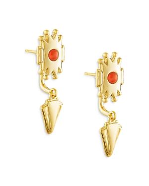 Kendra Scott Shiva Gemstone Ear Jacket Earrings