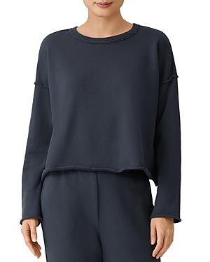 Eileen Fisher Organic Cotton Crewneck Boxy Top