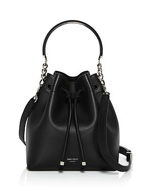 Jimmy Choo Bon Bon Medium Leather Bucket Bag