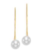 Bloomingdale's Cultured Freshwater Pearl Wire Drop Earrings In 14k Gold - 100% Exclusive