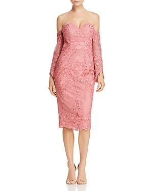 Bariano Portia Off-the-shoulder Lace Dress