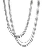 David Yurman Starburst Pearl Chain Necklace