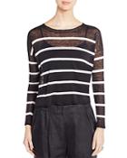 Eileen Fisher Sheer Stripe Sweater