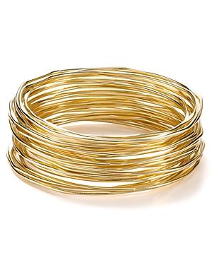 Rj Graziano Gold Stack Bangle Bracelets, Set Of 24