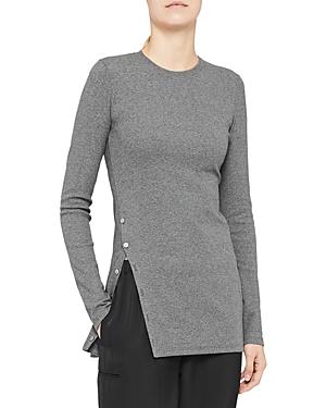 Theory Button Front Tee