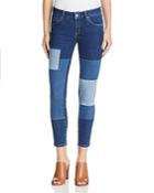 Mavi Adriana Icon Ankle Jeans In Blocking Indigo - 100% Exclusive