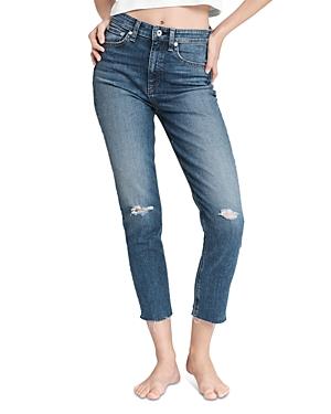 Rag & Bone Nina High Rise Ankle Skinny Jeans In Norwalk