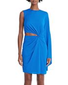 Halston Daniela Jersey Side Cutout Dress