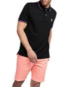 Psycho Bunny Farlam Pima Cotton Tipped Regular Fit Polo Shirt