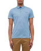 Ted Baker Oxford Jacquard Regular Fit Polo