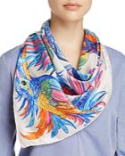 Echo Pajaros Coloridos Silk Square Scarf