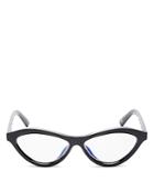 The Book Club Women's Fifty Fails A Day Cat Eye Blue Blue Screen Filter Glasses, 54mm
