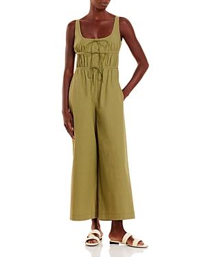 Rebecca Taylor Drawstring Bodice Jumpsuit