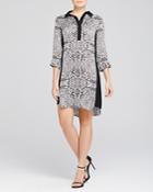 Laundry By Shelli Segal Maze Runner Print Shirt Dress