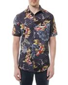 Robert Graham Palmico Sound Stretch Printed Classic Fit Performance Button Down Shirt