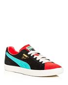 Puma Men's Clyde From The Archive Color-block Suede Lace-up Sneakers