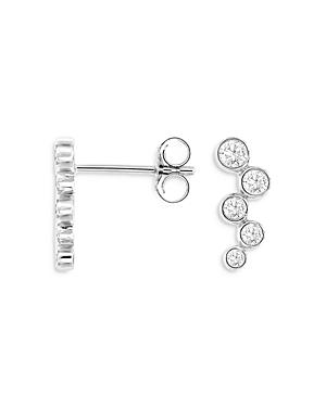 Bloomingdale's Diamond Bezel Set Studs In 14k White Gold, 0.30 Ct. T.w. - 100% Exclusive