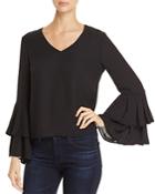 Finn & Grace Tiered Bell Sleeve Top - 100% Exclusive