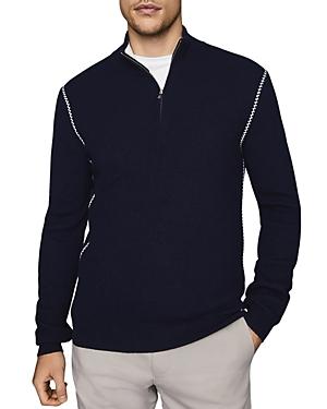 Reiss Luis Seam Detail Ribbed Sweater