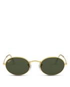 Ray-ban Men's Solid Oval Sunglasses, 51mm