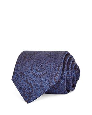 Canali Tonal Paisley Silk Classic Tie