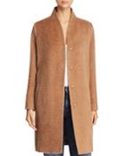 Eileen Fisher Stand Collar Textured Coat
