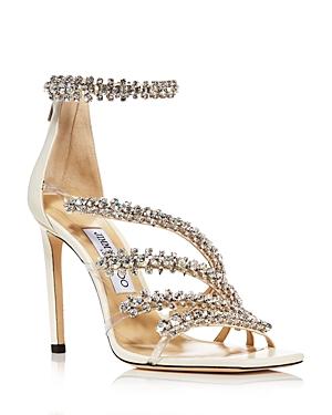 Jimmy Choo Women's Josefine 100 Crystal High Heel Sandals