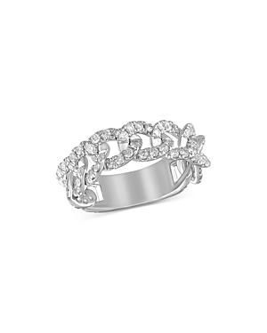 Bloomingdale's Diamond Link Ring In 14k White Gold, 1.15 Ct. T.w. - 100% Exclusive