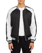Karl Lagerfeld Paris Colorblocked Baseball Jacket