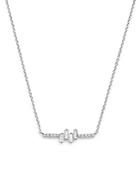 Kc Designs 14k White Gold Diamond Mosaic Necklace, 16