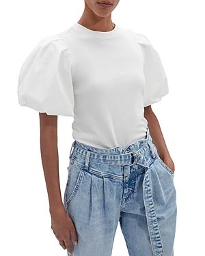 Jonathan Simkhai Standard Denise Puff Sleeve Top