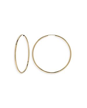 Zoe Lev 14k Yellow Gold Large Thread Hoop Earrings