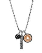 John Hardy Bronze & Sterling Silver Classic Chain Black Onyx Charm Necklace, 26