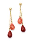 Bloomingdale's Briolette Jasper Drop Earrings In 14k Yellow Gold - 100% Exclusive