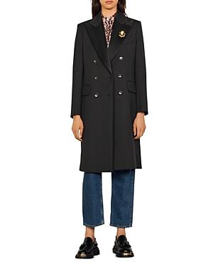 Sandro Gulian Regular Fit Coat