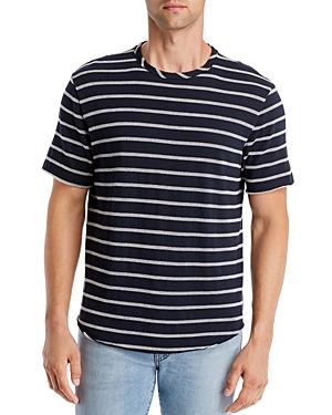 Rag & Bone Engineered Striped Short Sleeve Crewneck Tee