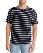 Rag & Bone Engineered Striped Short Sleeve Crewneck Tee