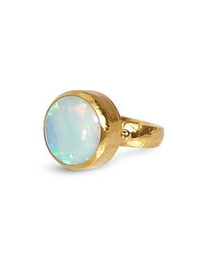 Gurhan 24k Yellow Gold Opal Ring