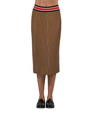 Atm Anthony Thomas Melillo Rib Knit Silk Blend Skirt