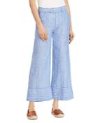 Lauren Ralph Lauren Linen Wide-leg Crop Pants - 100% Exclusive