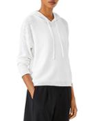 Eileen Fisher Cropped Sweater Knit Hoodie