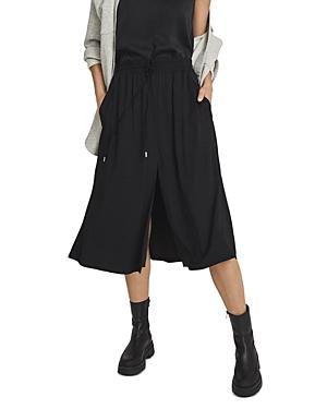 Reiss Saskia Drawstring Midi Skirt