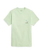 Vineyard Vines Golf Birdie Cotton Logo Graphic Pocket Tee