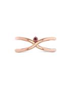 Hayley Paige For Hearts On Fire 18k Rose Gold Love Wrap Band With Sapphires