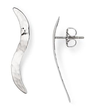 Sterling Silver Hammered Stud Earrings - 100% Exclusive