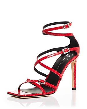 Giuseppe Zanotti Women's Strappy Buckled High Heel Sandals