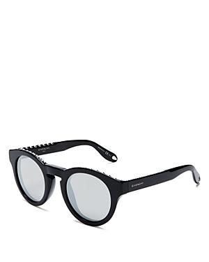 Givenchy Round Studded Sunglasses, 48mm