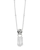 Bloomingdale's White Diamond, Brown Diamond & Tsavorite Panther Pendant Necklace In 14k White Gold, 18 - 100% Exclusive